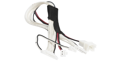 Harness with weld connector